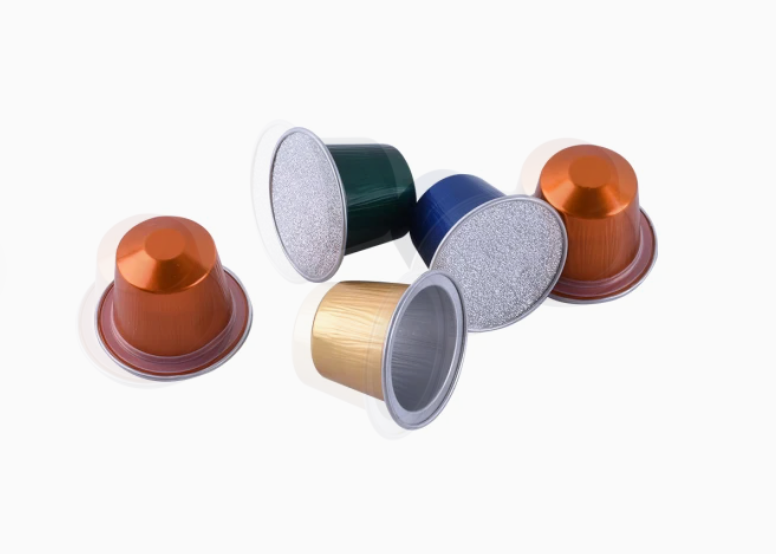 Aluminum foil coffee capsule cup